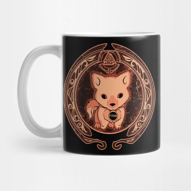 Cute Fenrir by NicGrayTees